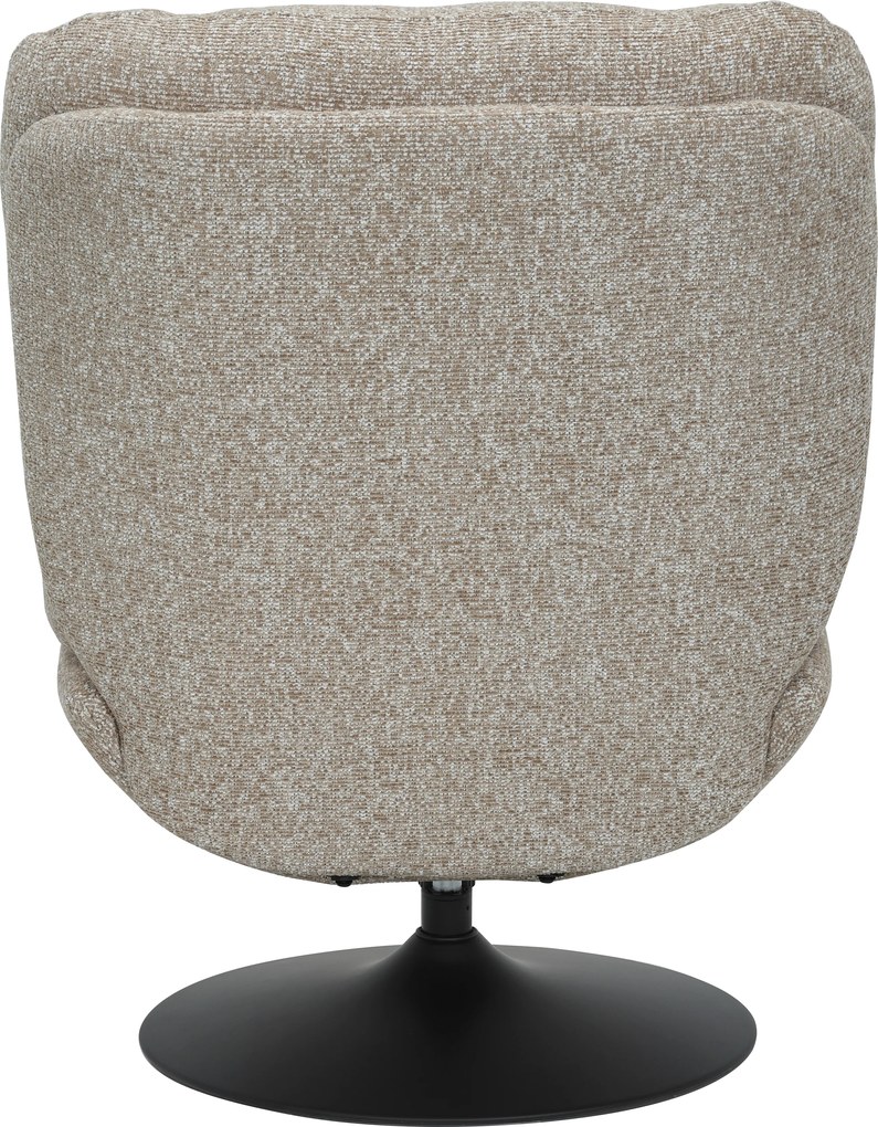 Fauteuil Met Voetensteun Beige