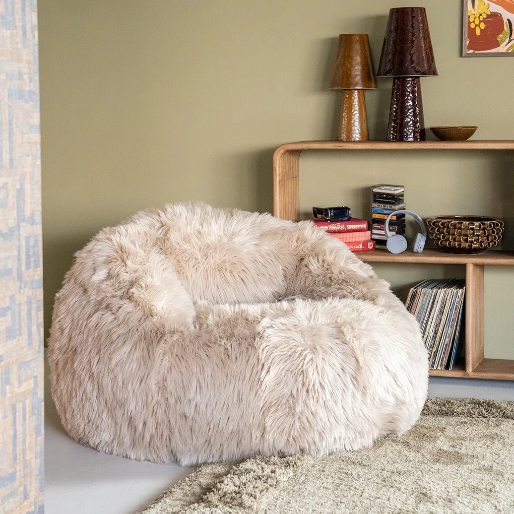 Harig Fauteuil Taupe