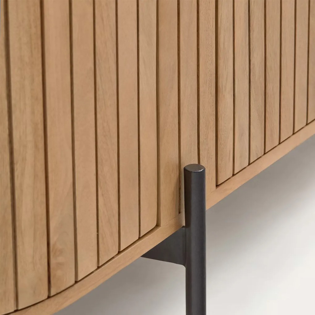 Kave Home Licia Half Open Buffetkast Met Latjes - 120x45x170cm.