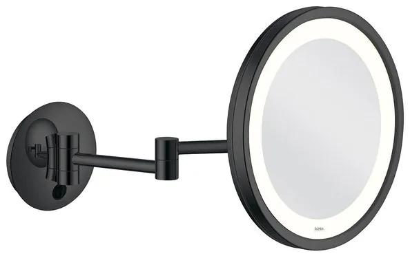 Aliseo LED City Light make-up spiegel 25cm messing/staal zwart 020801
