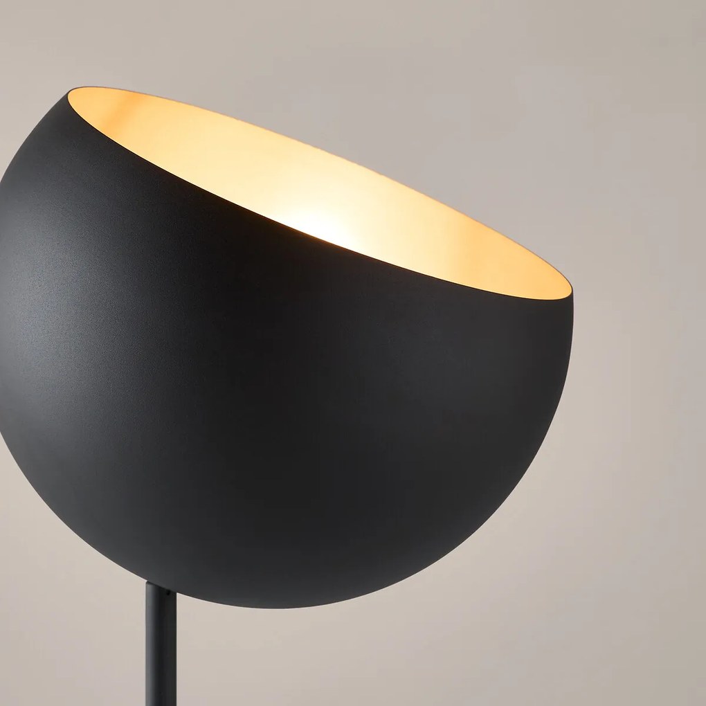 Zwenkbare ijzeren vloerlamp Zinor