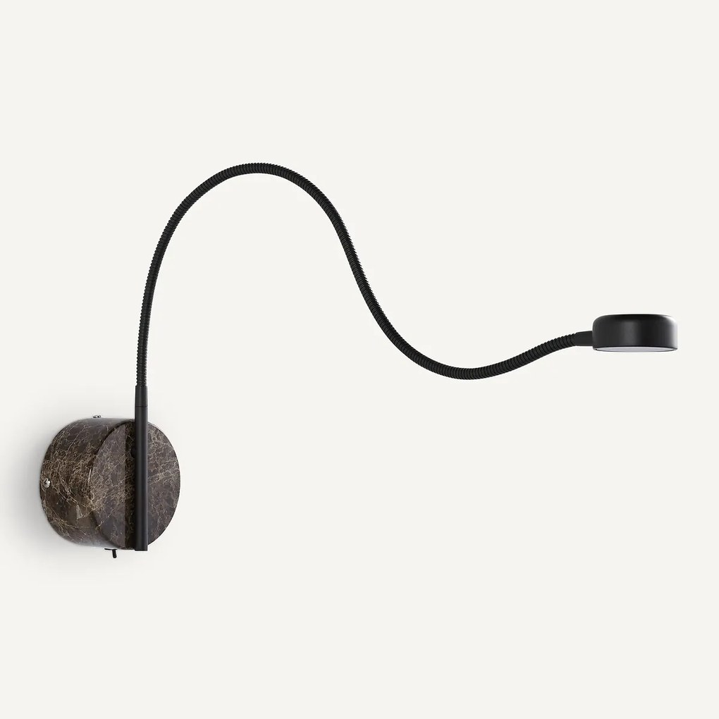 Buigzame wandlamp, Gino