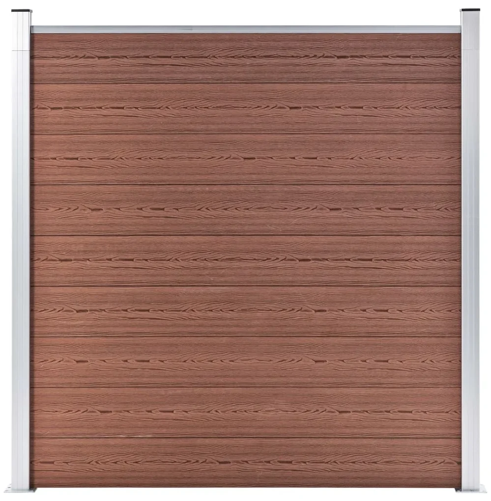 vidaXL Schutting 1564x186 cm HKC bruin