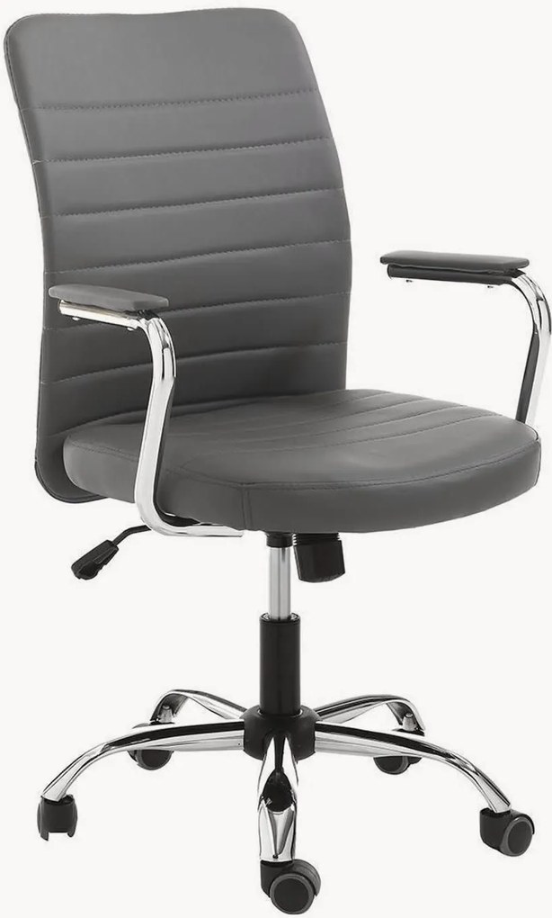 Kunstleren bureaustoel Tyler, in hoogte verstelbaar