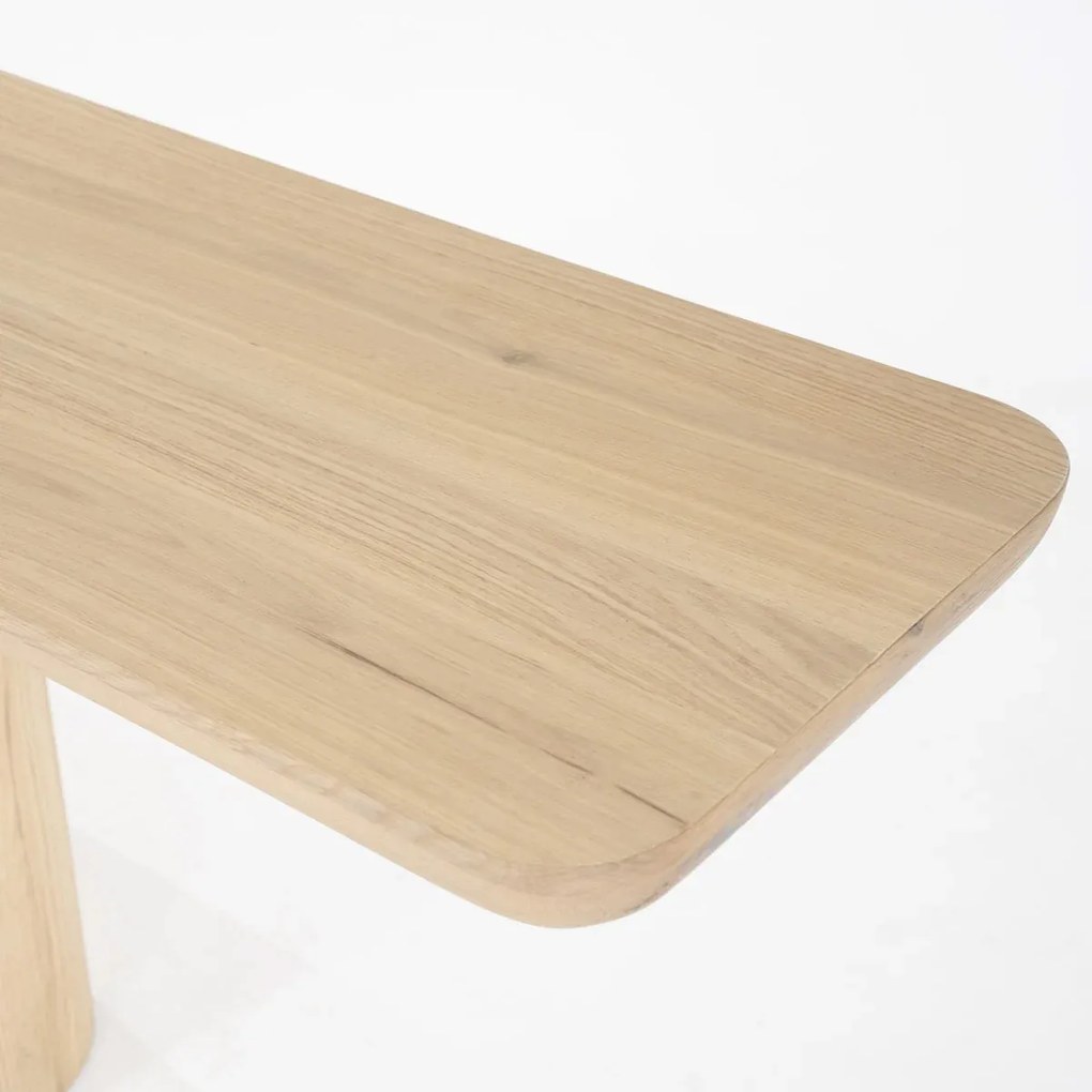 Eleonora Leon Design Wandtafel Eiken Hout Naturel - 200 X 45cm.