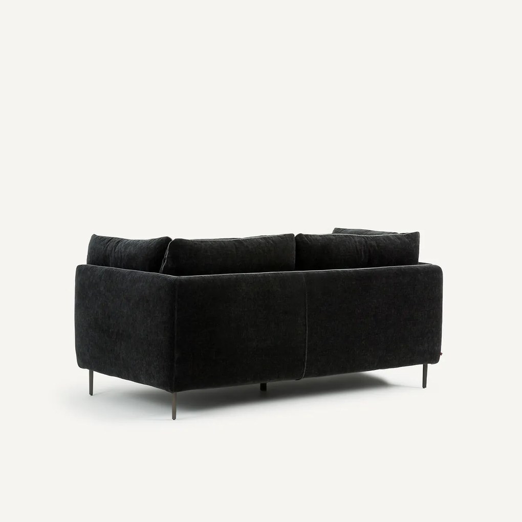 2-zits bank, chenille fluweel, Botero