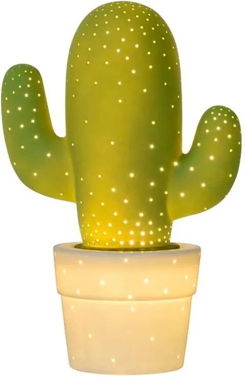 Lucide tafellamp Cactus - groen - 20 cm - Leen Bakker