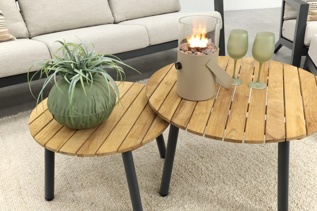 Boston/Mindo stoel - 3-zitsbank loungeset - 5-delig