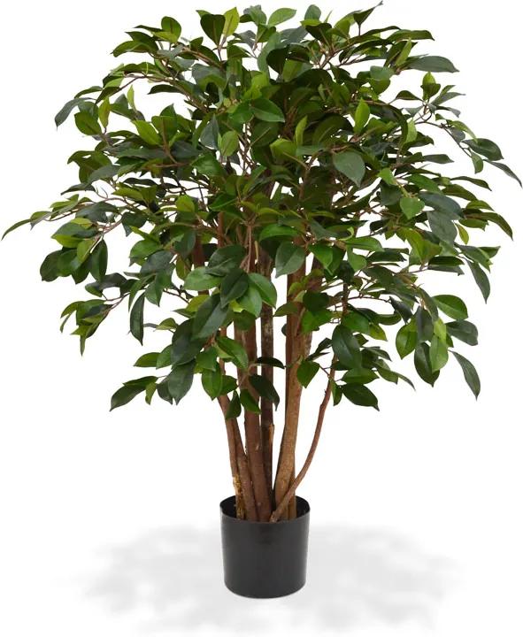 Ficus Folia Deluxe 80 cm groen kunstplant
