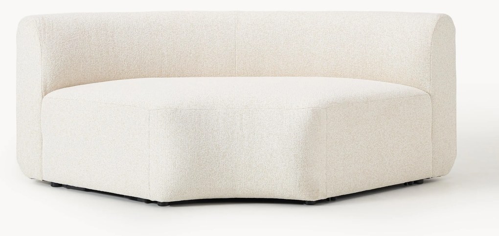 Ronde bouclé hoekmodule Sofia