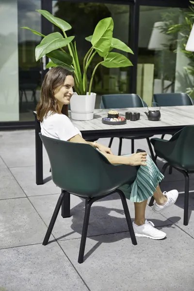 Hartman Sophie Element dining kuipstoel - Night Green OP=OP