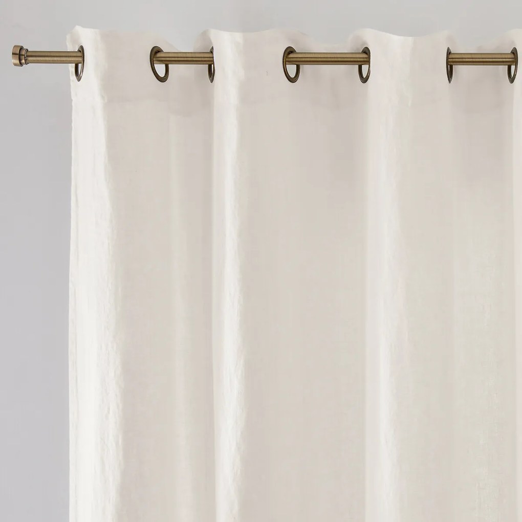 Linnen gordijn met oogjes, Elba