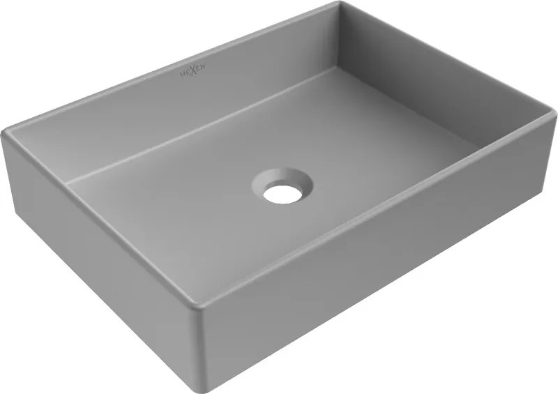 Mexen Goya opbouwwastafel 51 x 37 cm, lichtgrijs mat - 22185061
