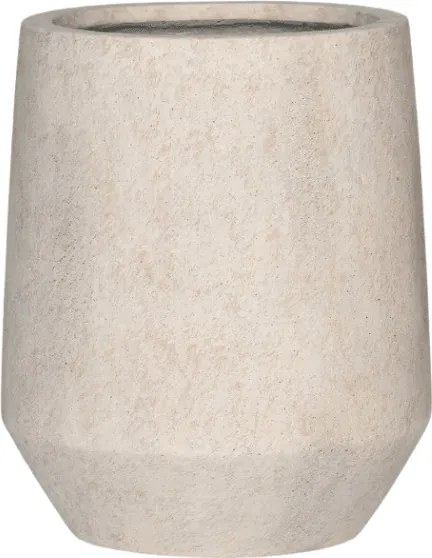 Pot Harith High Travertine Beige