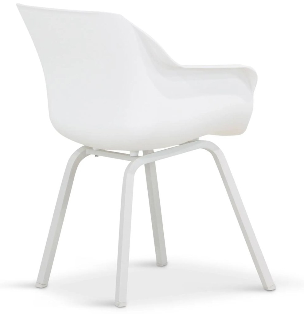 Tuinstoel Kunststof Wit Hartman Sophie element wit - 3 + 1 actie