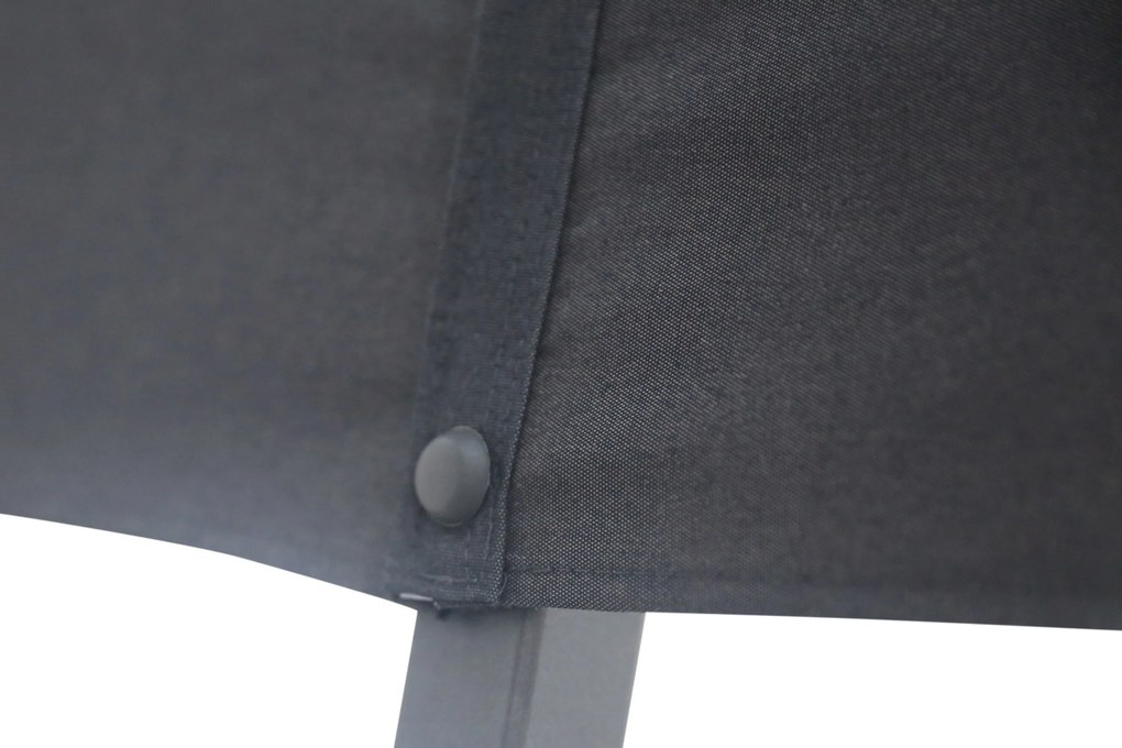 Zweefparasol 3x3.5m S2 Excellent (excl. voet) Grijs-antraciet Camello Luna