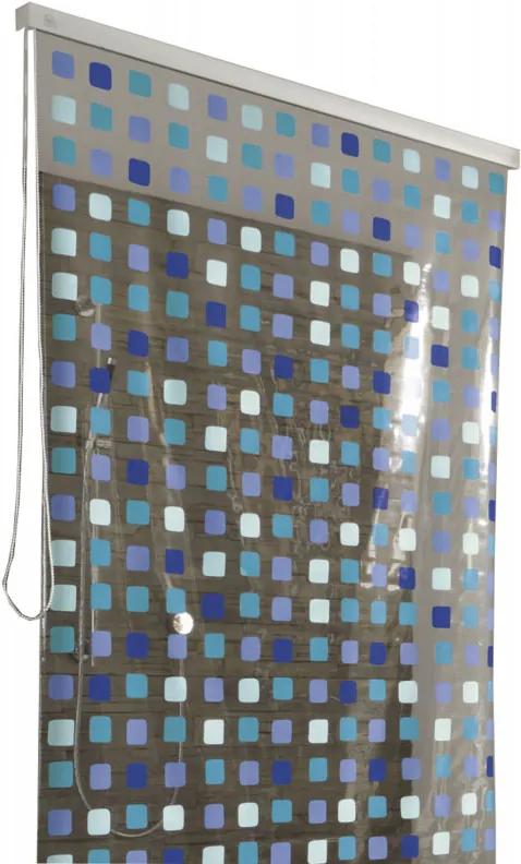 Rolgordijn 128x240 cm, blauw