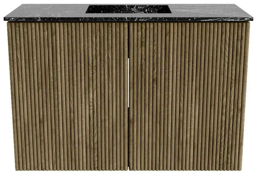 Mondiaz Joya DLux 60cm toiletmeubel dusk met wastafel faye midden 1 kraangat lava