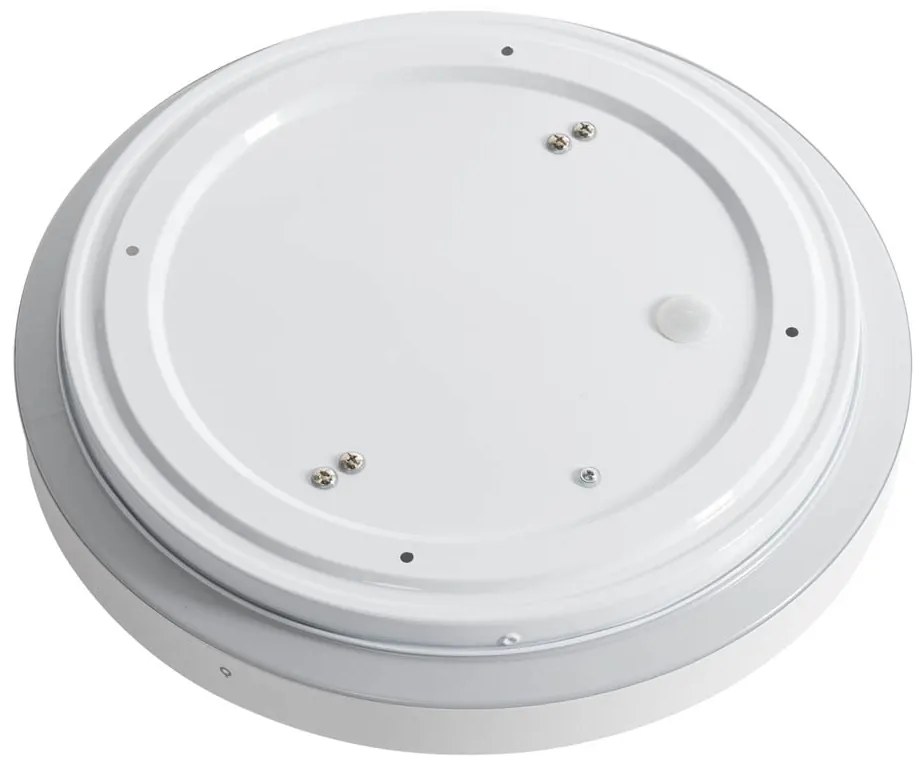 Moderne plafondlamp wit 35cm IP44 - Walden