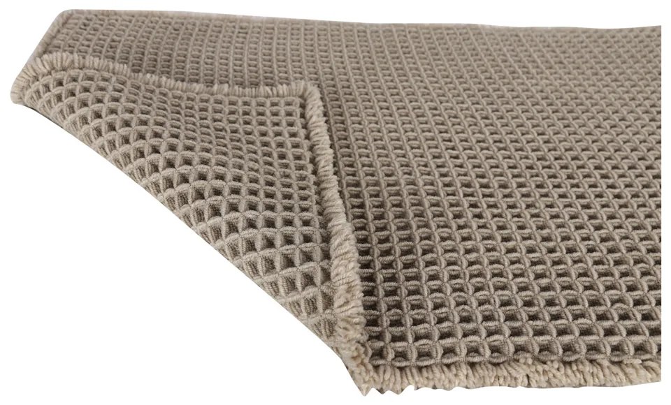 Differnz Wafel badmat 50x80cm taupe
