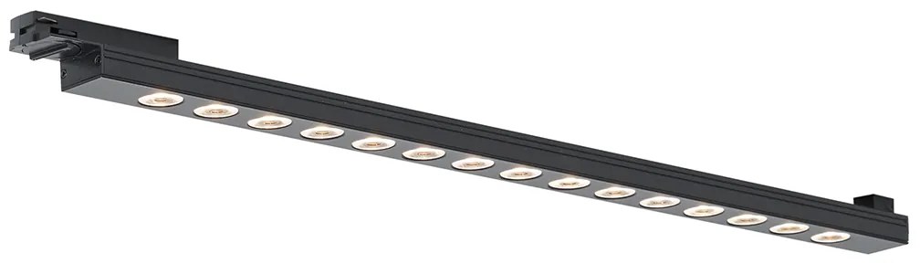 LED Moderne plafondlamp zwart voor railsysteem 1-fase 15W 1170 lm 3000K - Iconic Tsiri Modern Binnenverlichting Lamp