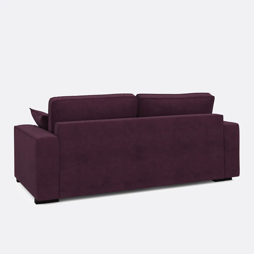 Slaapbank van fluweel, 2, 3 of 4 zits, Comfort BULTEX® Cécilia