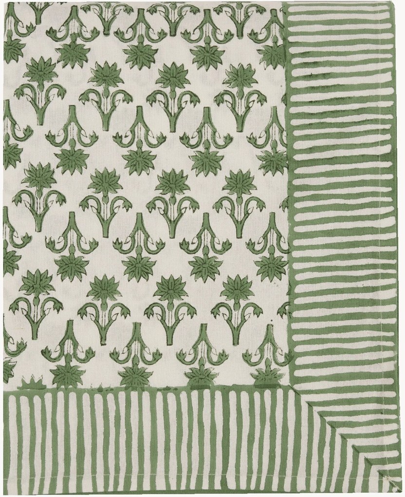 Handgemaakte katoenen tafelkleed Lily, in verschillende formaten