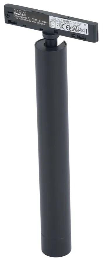 Moderne spot zwart voor railsysteem 1-fase - Slimline Avery