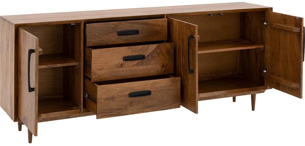 Goossens Dressoir Austin, 3 deuren 3 laden