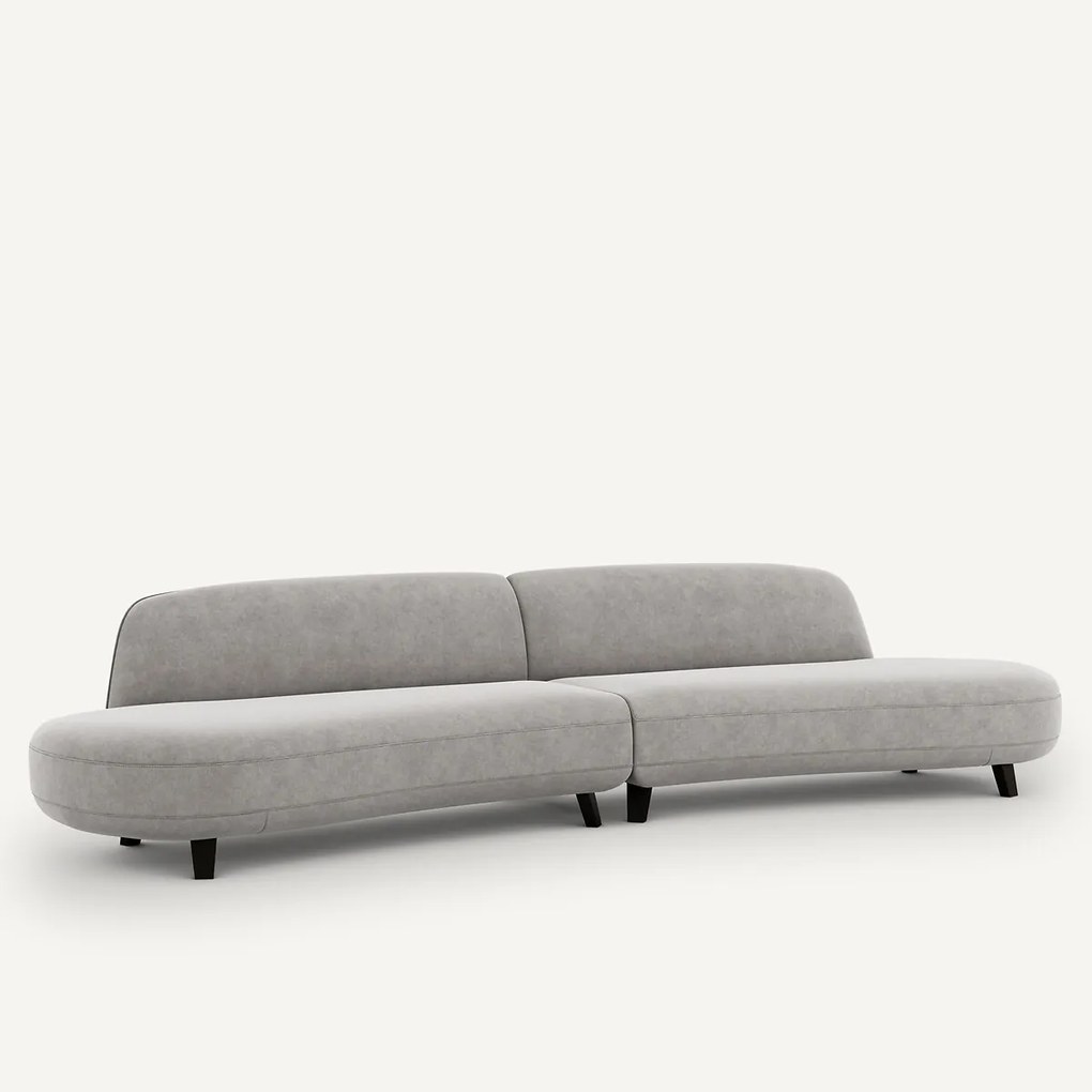 6-zitsbank stonewashed fluweel, Rosebury