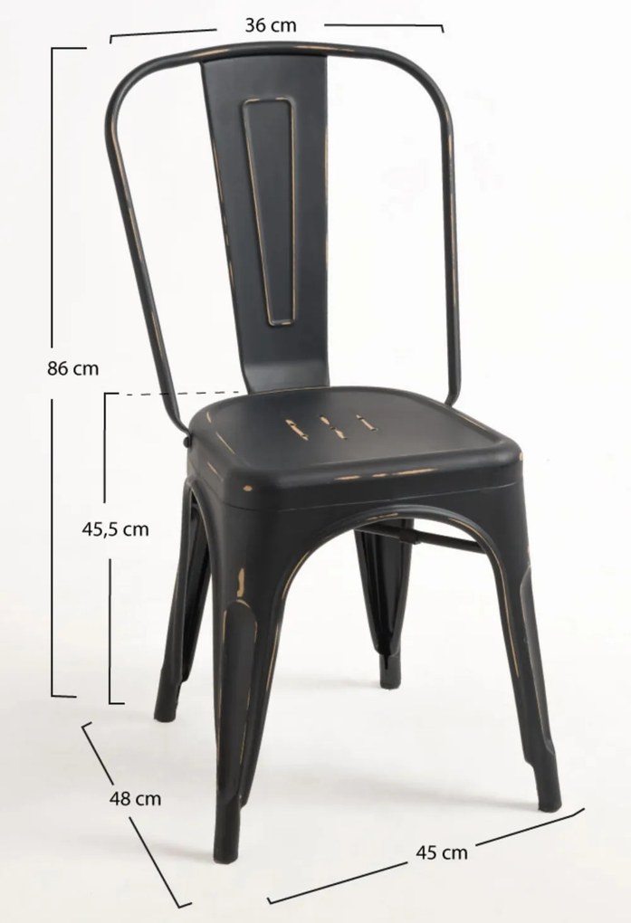 Set 4 Torix Vintage Stoelen