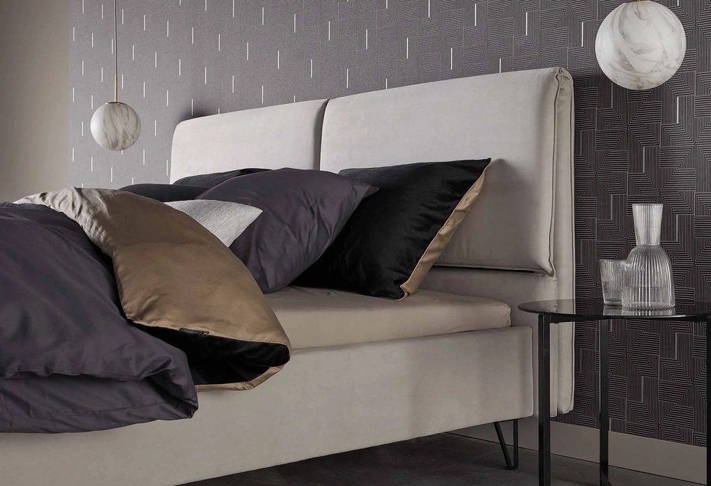 Gestoffeerd Bedframe Online-Only Night Stockholm – Bij Swiss Sense