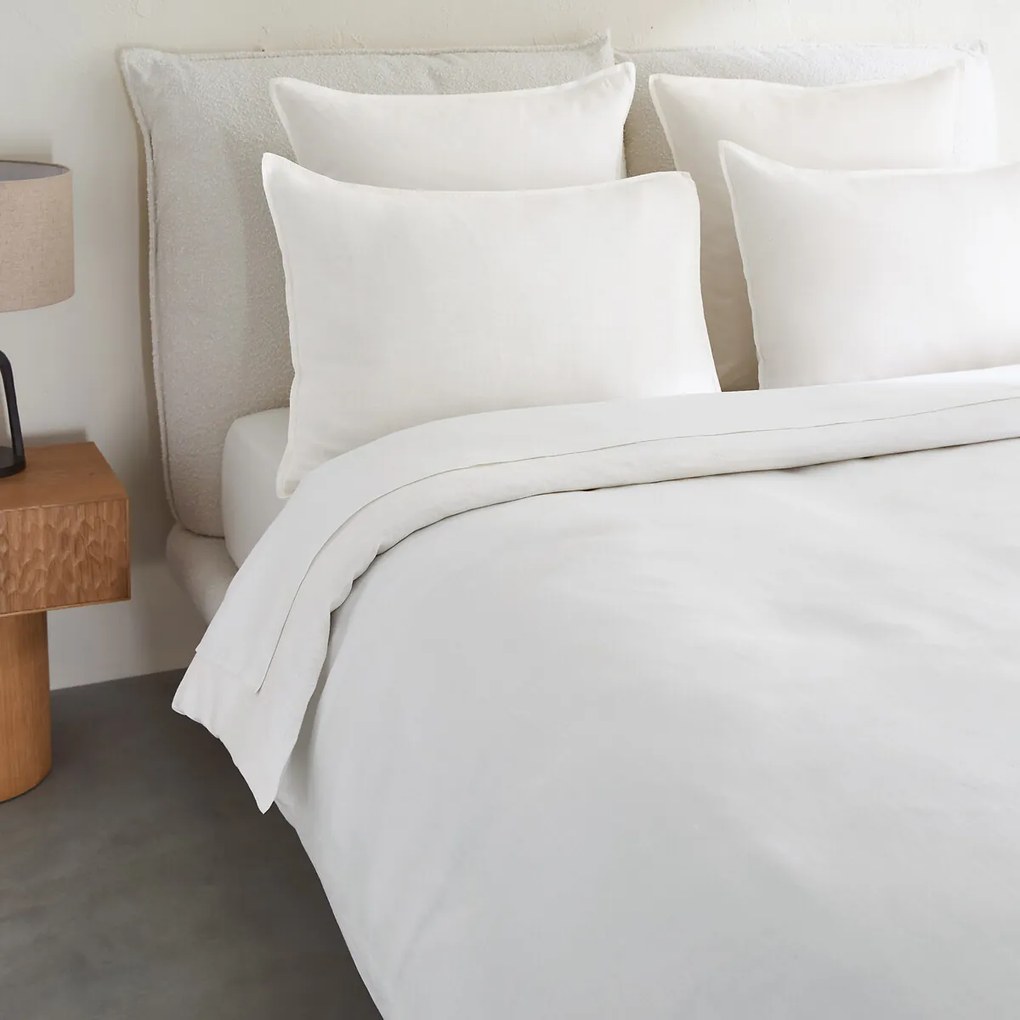 Dekbedovertrek in gewassen linnen, Elina