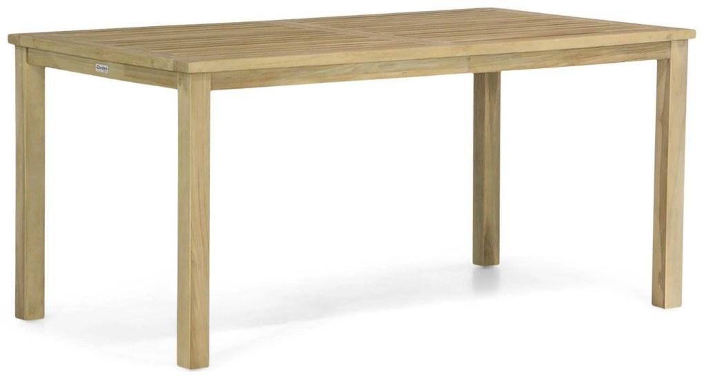 Tuinset 4 personen 160 cm Wicker/Aluminium/Aluminium/wicker Taupe Coco Azzano/Weston
