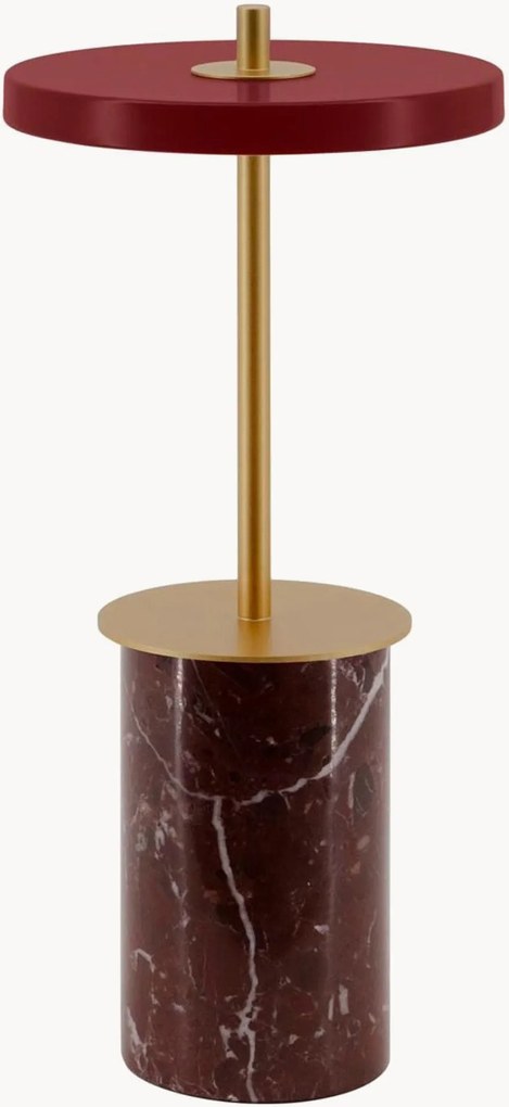 In- & outdoor marmeren LED-tafellamp Asteria Move Mini met accu