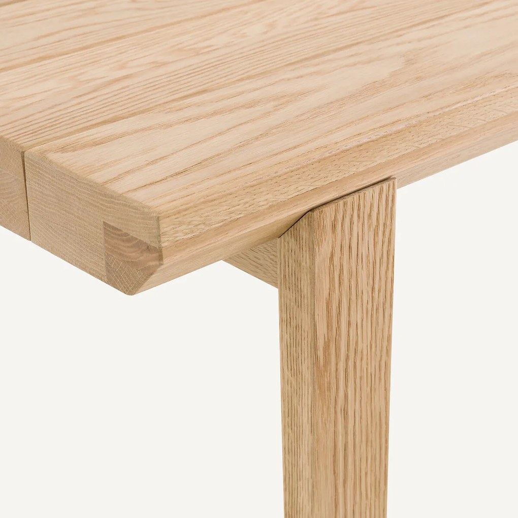 Massief eiken tafel, Torezia, ontwerp door Emmanuel Gallina