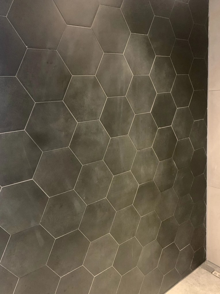 Hexagon Vloertegel 23x26 Cm Zwart A314
