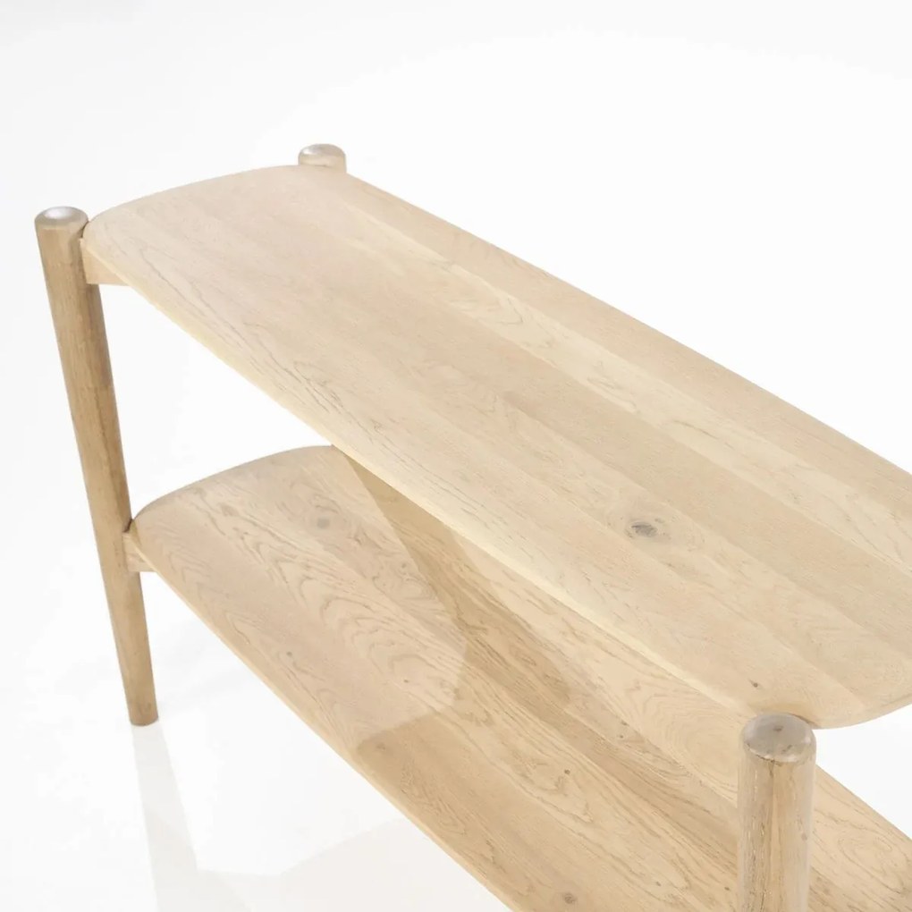 Eleonora Selbu Design Wandtafel Licht Eiken Hout - 130 X 40cm.