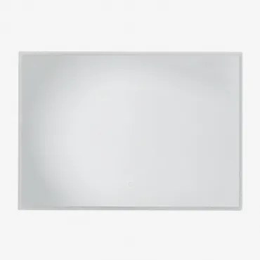 Rechthoekige Badkamerspiegel Met Led-verlichting En Anti-condens Tamsin ↔︎ 100 Cm - Sklum