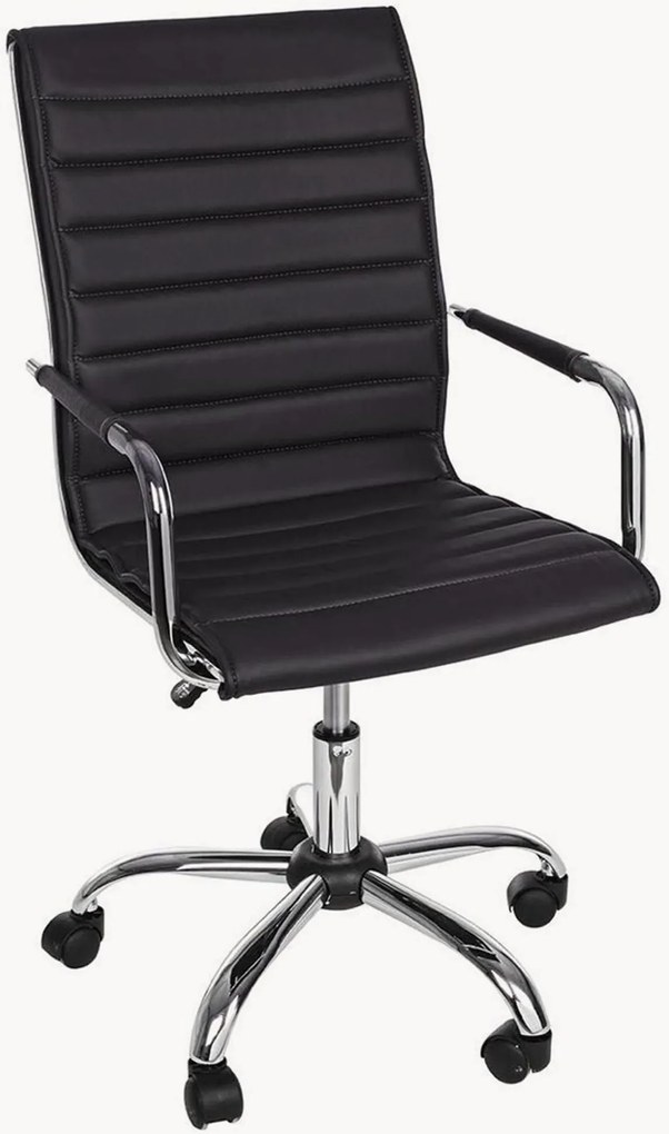 Kunstleren bureaustoel Sydney, in hoogte verstelbaar