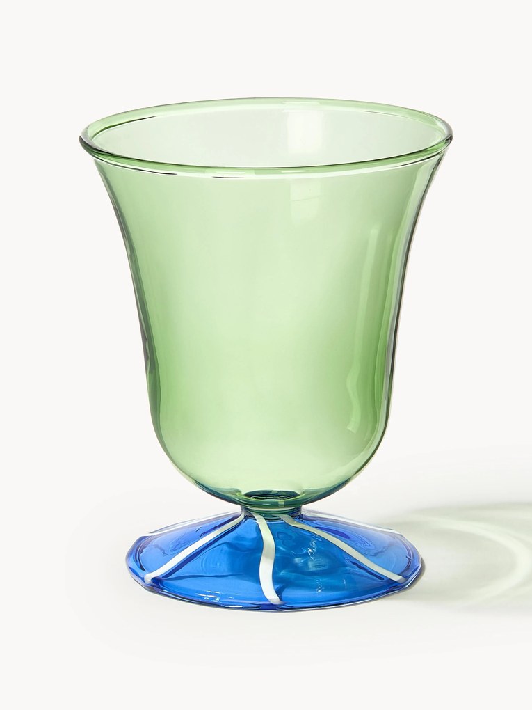 Handgemaakte waterglazen Eve van borosilicaatglas, 2 stuks