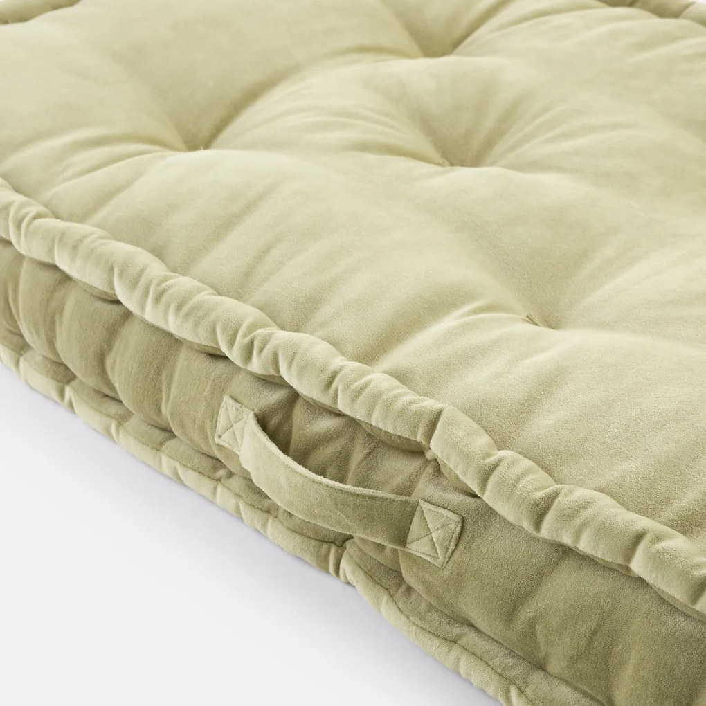 Vloermatras 120x60 cm, fluweel, GIROLI