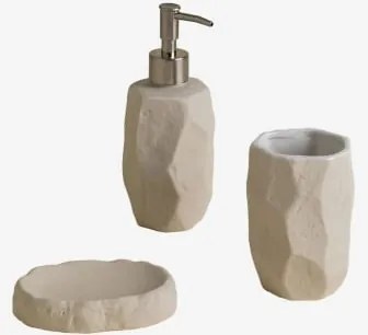 Rixten Gres Badkamer Set Wit - Sklum
