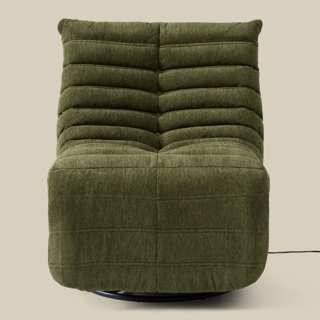 Elektrische Relaxfauteuil Retro Groen