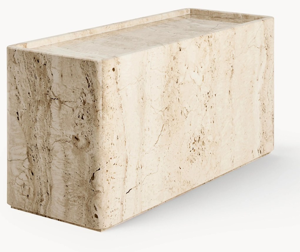 Travertin bijzettafel Pietra