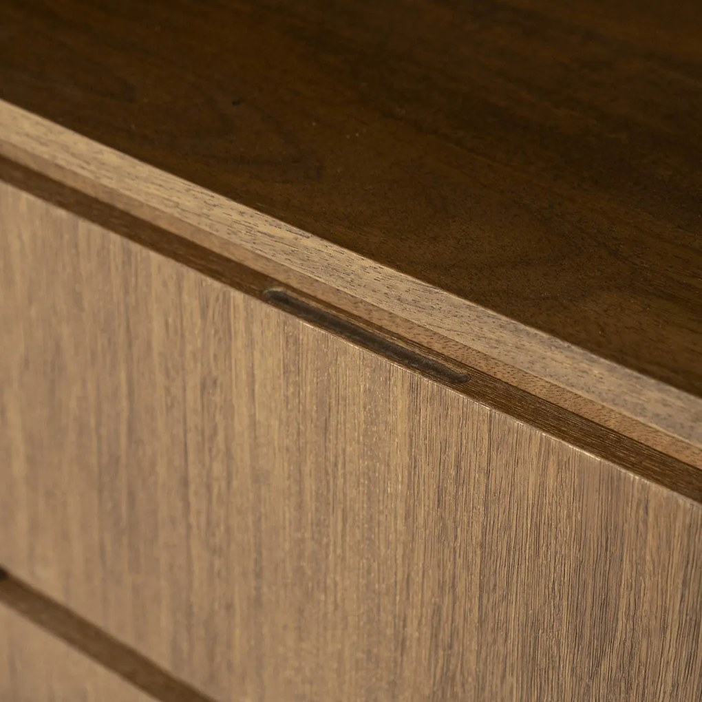 Houten Kast Met Vakken En Deuren - 100x40x180cm.