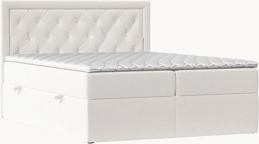 Handgemaakt fluwelen divan bed Maestro met opbergruimte, H2