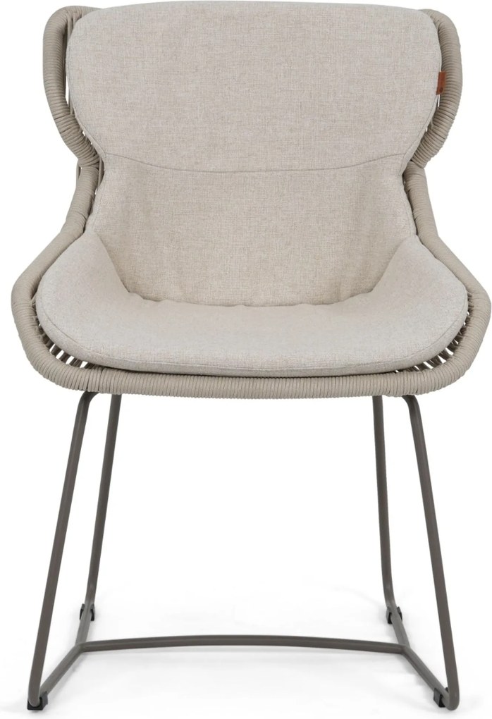 Tuinstoel Rope Taupe-naturel-bruin Santika Samari  mocha