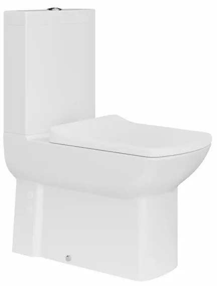 Kerra Lara staande douche wc met zitting wit