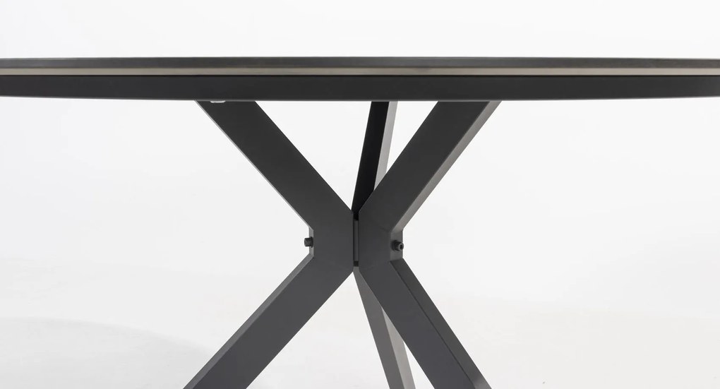 Taste by 4 Seasons Belmond tuinset naturel met Locarno tafel HPL blad Ø 130 cm SALE      beige weerbestendig